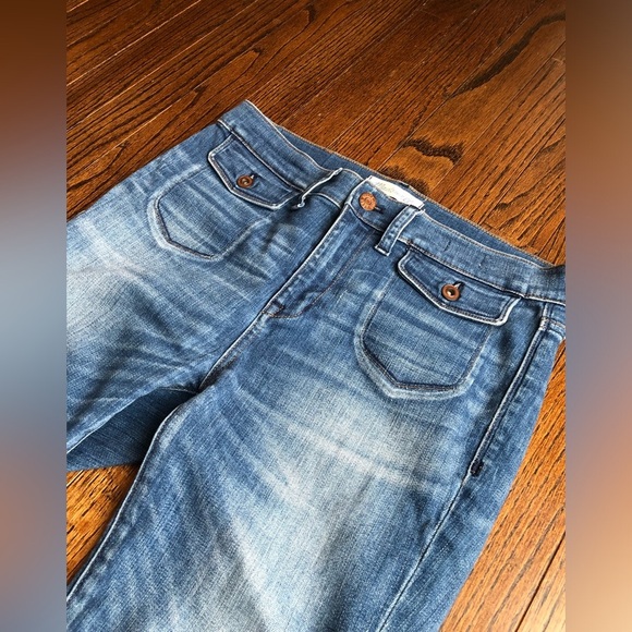 Madewell Women’s 28 High-Rise Crop Medium Wash Jeans - EUC! - Picture 3 of 13